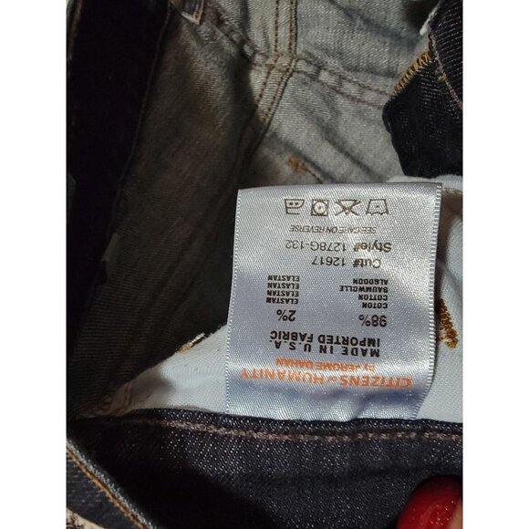 Citizens Of Humanity By Jerome Dahan Ava Low Rise Straight Leg SZ 29 - Picture 9 of 9